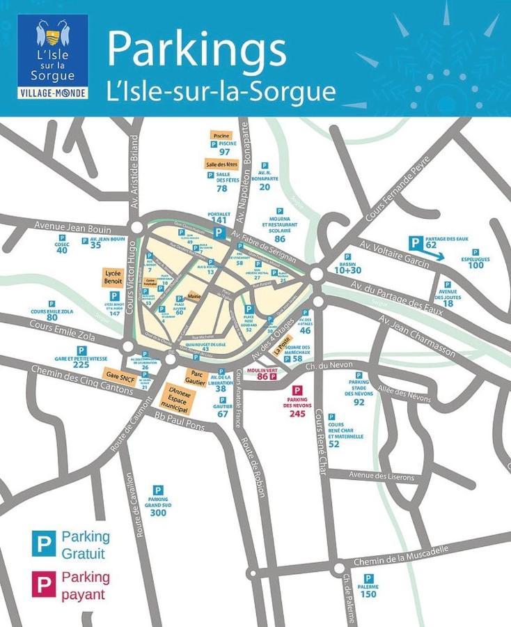 Appartement Terrasse Climatise Calme En Centre-Ville L'Isle-sur-la-Sorgue Kültér fotó